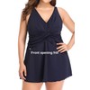 PERONA Traje de baño de una pieza para mujer, talla