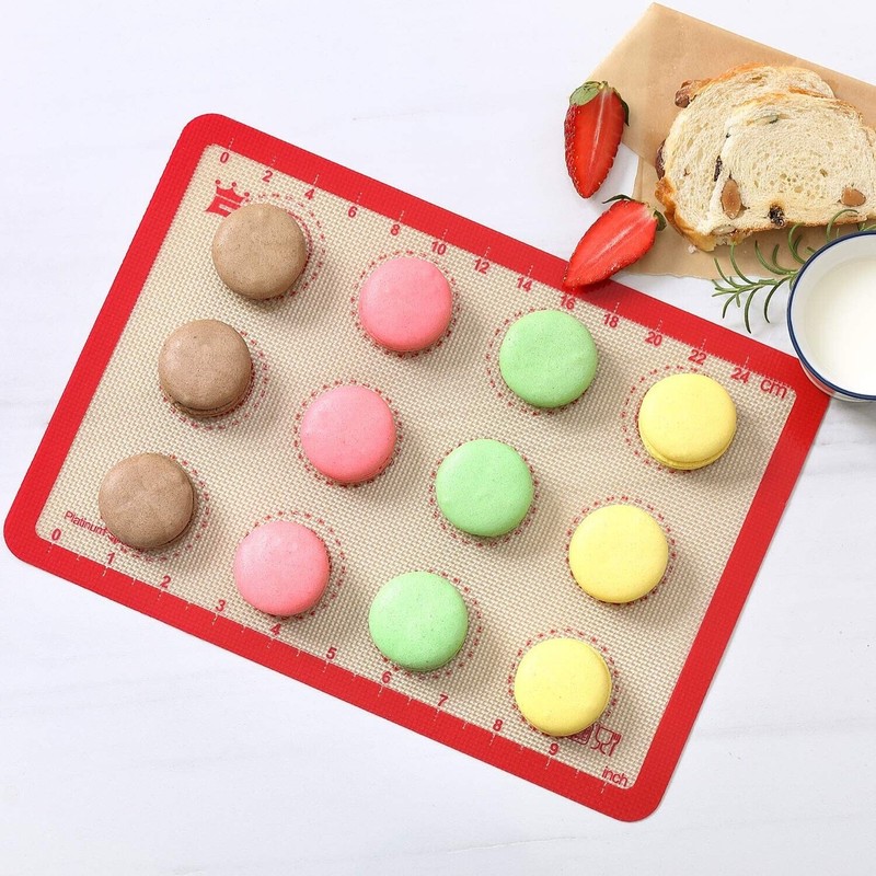 GUANCI Silicone Baking Mat Set of 4, GUANCI Grade Food