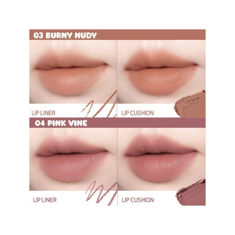 IPKN Fluffy Lip Pencil 1.3g, Color:08 Bay Rose
