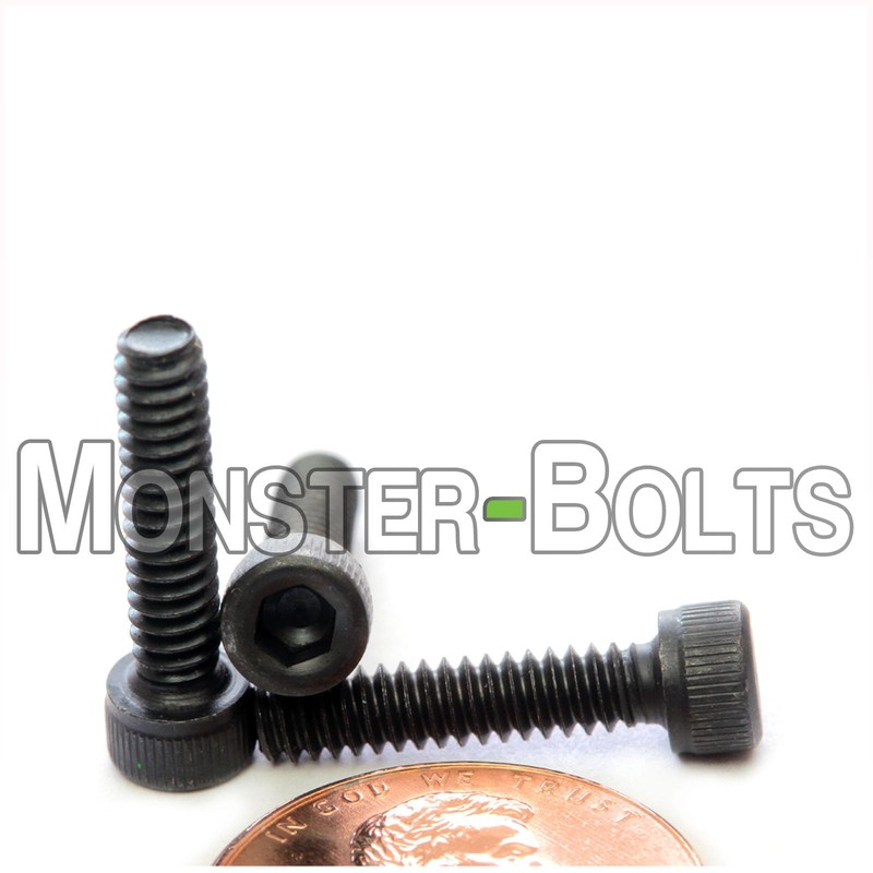 MonsterBolts - #6-32 x 5/8" Socket Head Screws, ASTM A574,