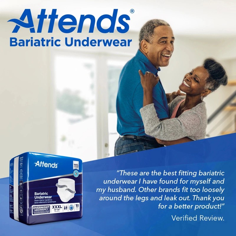 Attends Disposable Underwear 3X-Large Severe 10 Ct