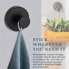 Canvas Trend Suction Cup Hooks,Stainless Steel Wreath Door Hanger Towel