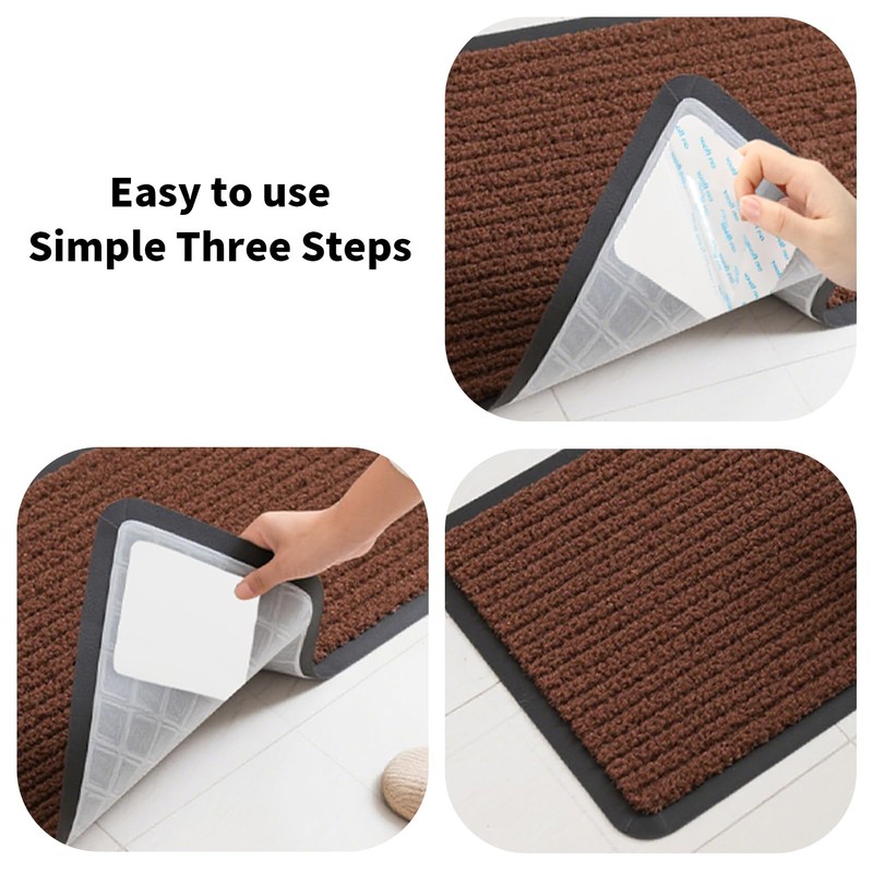 Rug Pad Gripper for Hardwood Floors - No Damage, Non-Slip