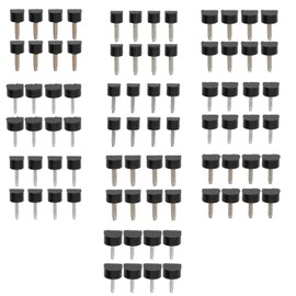 High Heel Tip, Heel Stopper Comfortable Multi‑Size Heels Repair Tip, 80Pcs Replacement High Heel Women for Repairing