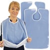 HABNI Bibs for Adults, Seniors, Reusable, Washable, Adjustable, Waterproof, Terry