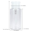 Beauticom Professional No Wording Labeled Push Down Liquid Pumping Empty