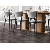 Alpha-Tex PVC floor covering, vinyl floor in elegant tile look,