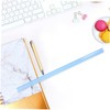 LALAFINA 20Pcs Transparent Binding Bars for Report Covers Strong Hold