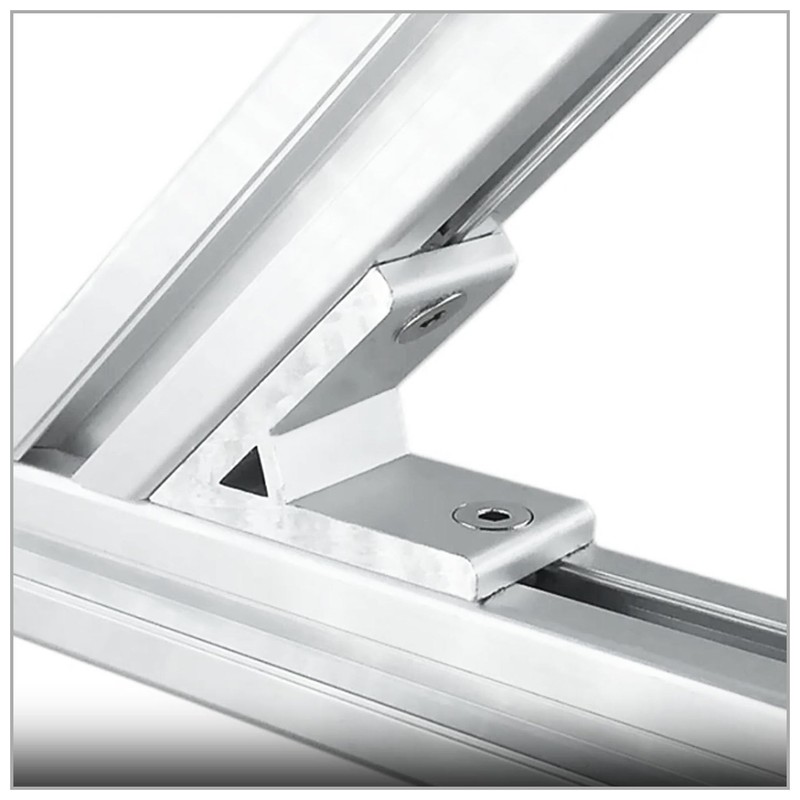 FOCMKEAS 45 Degree Angle 4040 Aluminum Corner Brackets Profile Corner