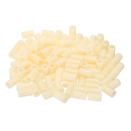 PATIKIL M6 Round Spacer Washer Set, 240 Pcs ABS Plastic Spacer Washer 6.2mm ID, 9mm OD, 15mm Length for M6 Screws