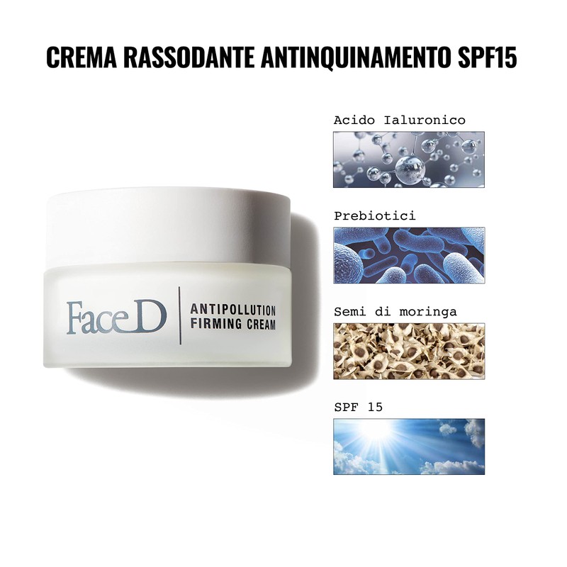 FaceD 3-LURONICS Anti-Pollution Cream Firming Spf15