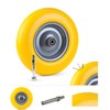 Grafner Wheelbarrow Wheel Puncture-proof Solid Rubber, 4.80/4.00-8, Diameter 390 mm,