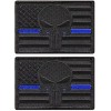 Swat Police USA Flag Thin Blue Line Leo Tactical Patch