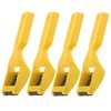 Omninmo 4pcs Surform Shaver Mini Hand File, Yellow