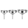 Stainless Steel Funnel, Large Thickened Food Grade Kitchen Funnel for
