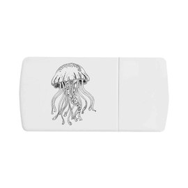 Azeeda 'Single Jellyfish' Pill Box with Tablet Splitter (PI00036064)