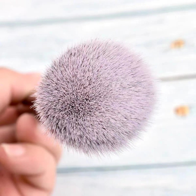 Brocha de maquillaje base profesional 2 piezas tapa plana Kabuki