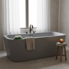 KUHPLOVE Soap Dish Rectangular Self Draining Holder with Natural Green