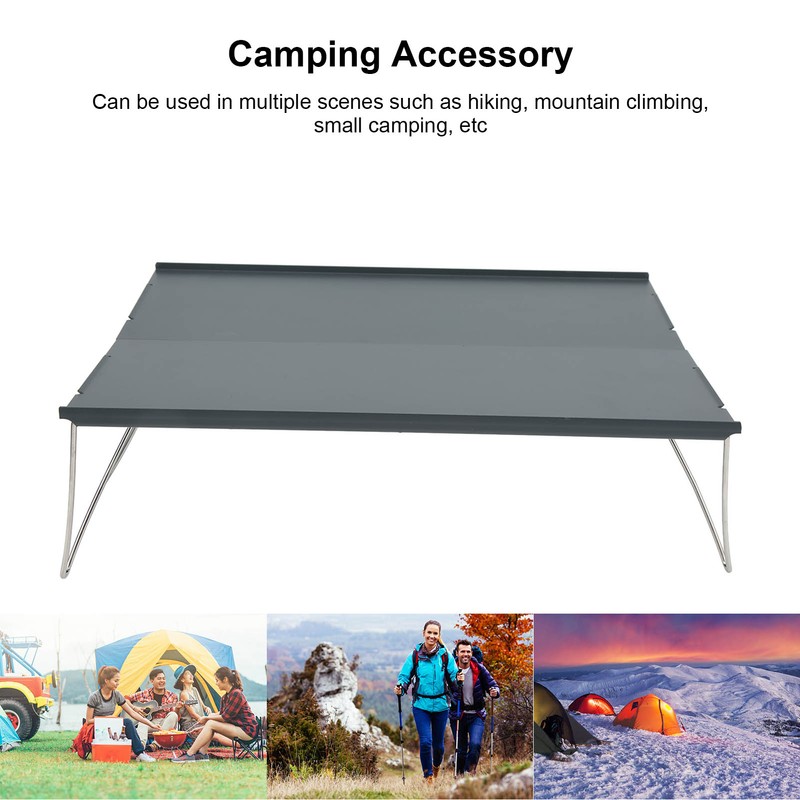 Camping Barbecue Table Lightweight Aluminum Alloy Portable Corrosion Resistance Picnic