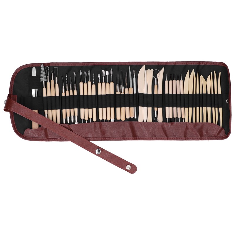 42Pcs Clay Tools Set Pottery Sculpting Carving Trimming Scraper Knife