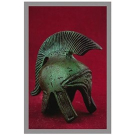 Ancient Greek Bronze Replica of Macedonian Helmet (1384)