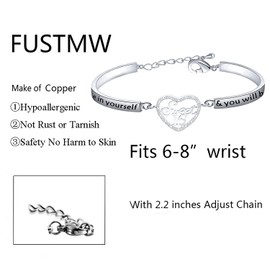 FUSTMW Sweet 16 Bracelet Happy 16th Birthday Gifts Sixteen Birthday Sweet 16 Jewelry Gifts for Girls Daughter Bracelet (Niece)