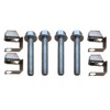DOUQANG 4 Exhaust Manifold Flange Bolts U Nuts Hardware Kit