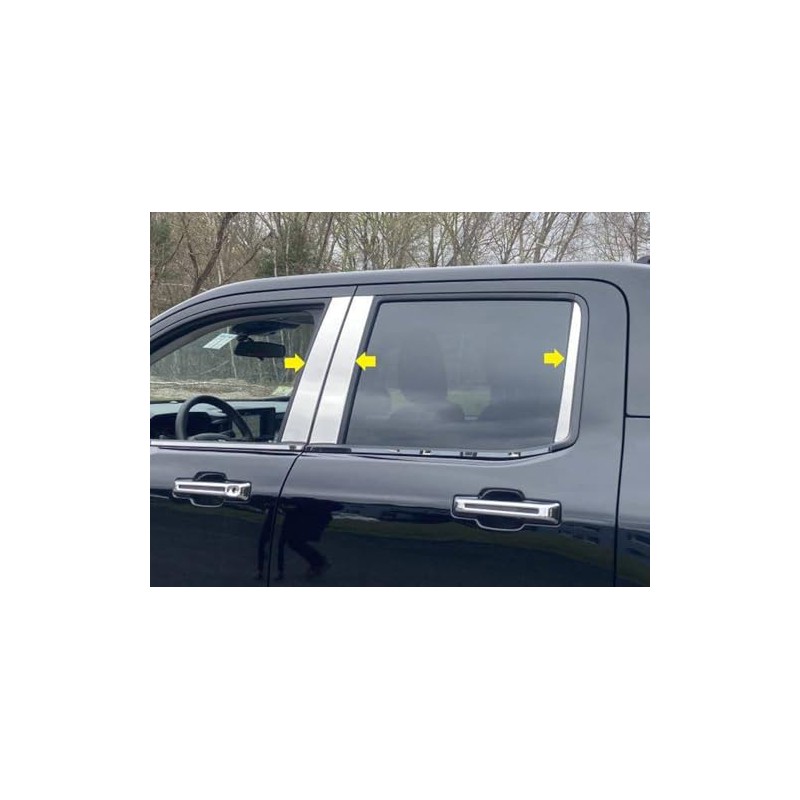 Upgrade Your Auto 6pc Luxury FX Pillar Post Trim for