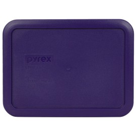 Pyrex Bundle - 3 Items: (1) 7210-PC 3-Cup Purple Lid, (1) 7210-PC 3-Cup Turquoise Lid, (1) 7210-PC 3-Cup Green Edamame Lid