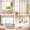 BRIOFOX Shower Curtain Rod Adjustable 18-64 Inch, No Drilling Non