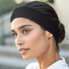 Simple Sports Headband - Sustainable, Double-Sided, Seamless, Elastic (Black &