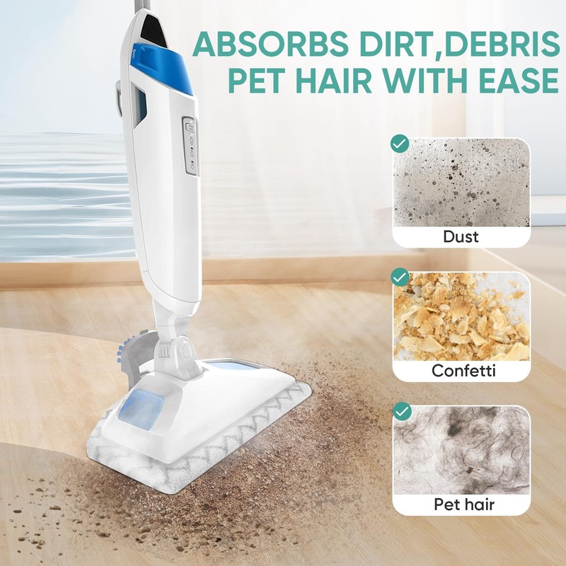 BIHARNT 6 Pack Steam Mop Replacement Pads for Bissell Powerfresh