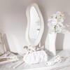 Francfranc Salon Compact Shaver White Face Shaver with Eyebrow Comb