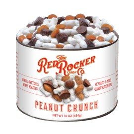 Red Rocker Candies Peanut Butter Crunch Snack Mix, 16oz Chocolatey Pretzels, Peanuts, and Peanut Butter Cups by Virginia Diner