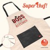 Legami Super Chef Cooking Apron, Beige, One Size, beige