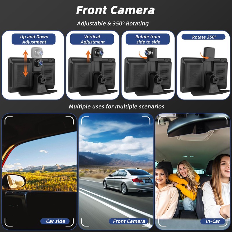 7" Car Stereo with Wireless Carplay & Android Auto -