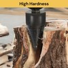 EZONEDEAL 32mm Firewood Log Splitter Wood Splitter Drill,Heavy Duty Drill