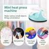 Honoson Mini Craft Iron Mini Heat Press Small Iron 3.93