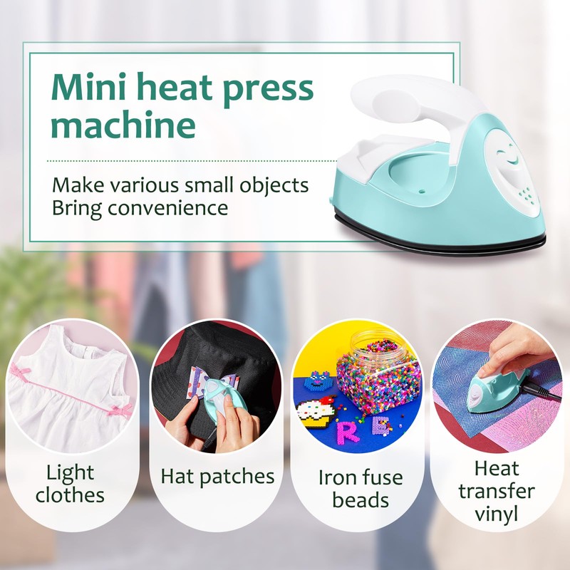 Honoson Mini Craft Iron Mini Heat Press Small Iron 3.93