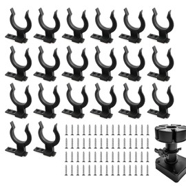 FULHANY Skirting Board Clips, Kitchen Skirting Board Clips, 32-42 mm Skirting Boards for Kitchen Legs, for Cabinet Legs, Table Legs or Coffee Table Legs, etc. Pack of 20