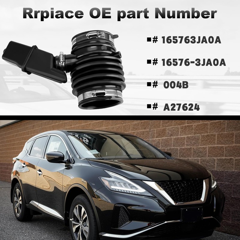 Engine Air Intake Hose(With clamp) for Nissan Murano 2015-2023 Pathfinder