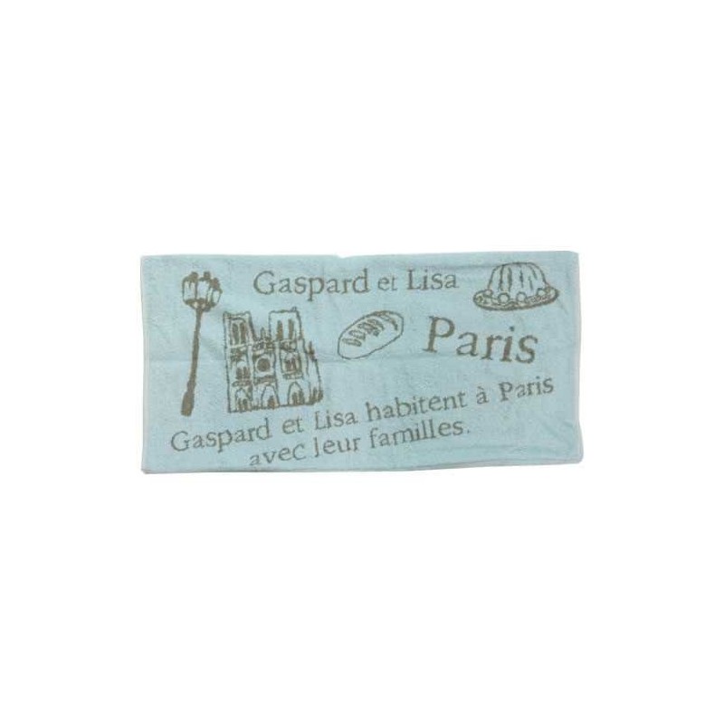 Marushin 5205000400 Towel Pillow Cover Lisa and Gaspard Adult Blue