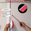 T Shape Door Seal Strip for Door & Windows Gaps，Draft