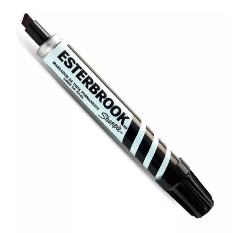 Sharpie 4 Piezas De Marcador Permanente Esterbrook Sharpie Negro