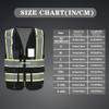 AYKRM 11 colors available safety vest black mesh High Visibility