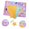 Parliky 1set Magnetic Habit Chart for Boy Girl Reusable Reward