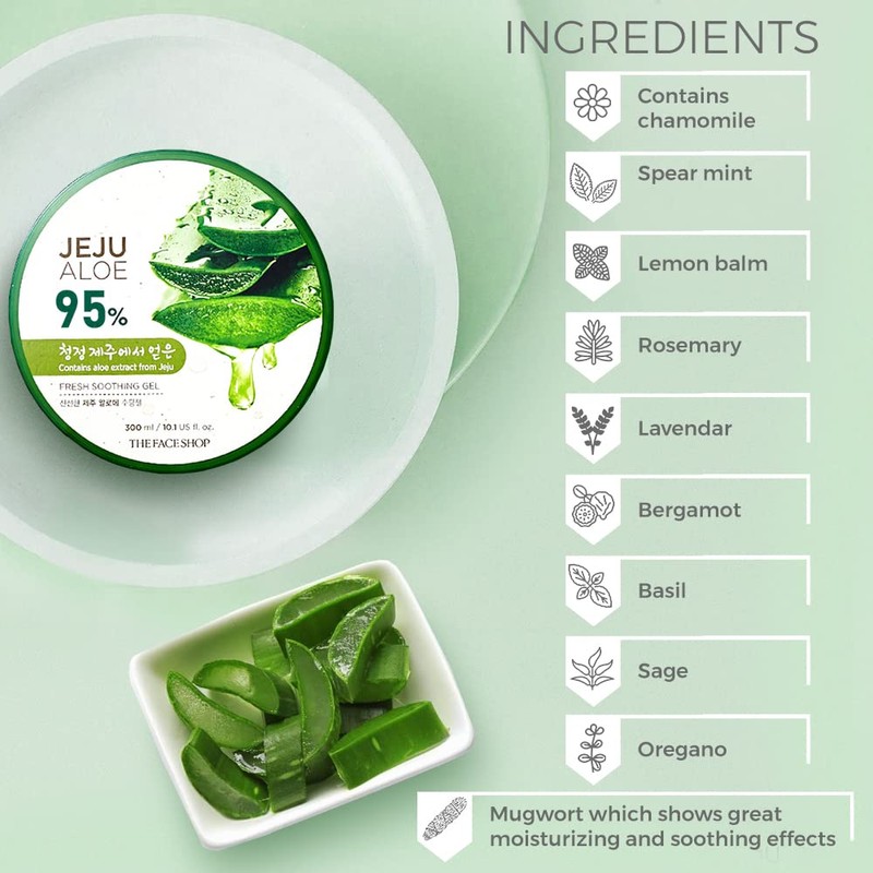 The Face Shop Jeju Aloe Fresh Soothing Gel 300 ml