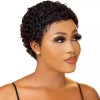BM Pelucas De Cabello Humano Negro Rizado Afro Natural