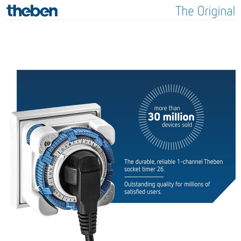 Theben 0260855 timer 26 IP 44 - Analogue Timer for