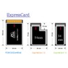 Ahvqevn PCMCIA to USB 2.0 CardBus Dual 2 Port 480M